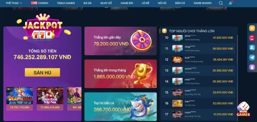 Tổng hợp các trò chơi đa dạng và hấp dẫn có tại B29: Tài Xỉu, Nổ Hũ, Game Bài, Bắn Cá, Đá Gà, Thể Thao